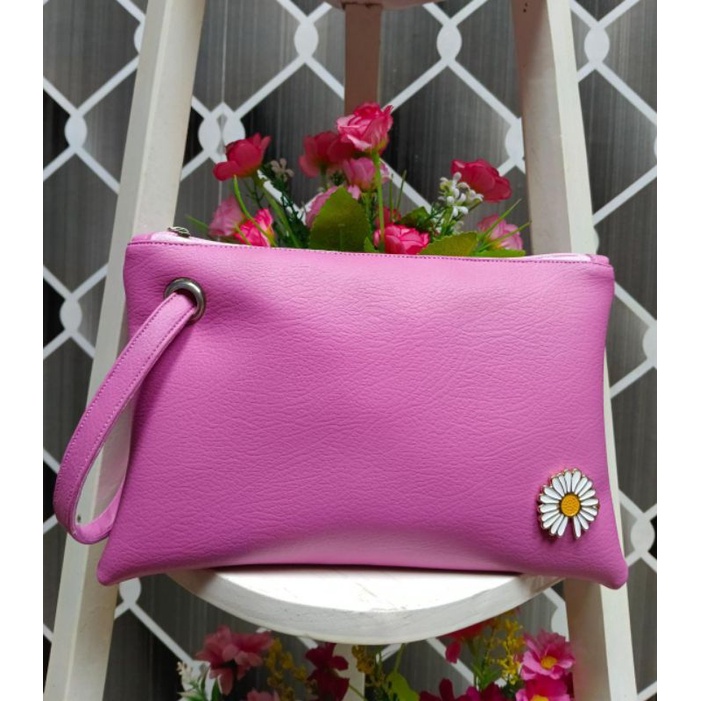 New Grosir Clutch Ring Bunga/dompet wanita