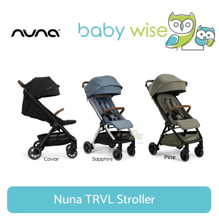 Promo Nuna TRVL Stroller - Caviar Berkualitas