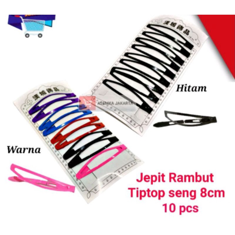 Jepit rambut tiktak 8cm