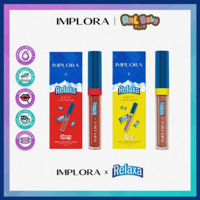 Implora x Relaxa Matte Lip Cream