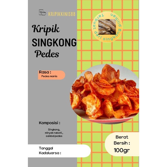 

KRIPIK SINGKONG PEDES || Cemilan pedes || Cemilan pedes manis || cemilan enak || kripik singkong pedes || kripik balado || kinis88 || @kripik singkong balado