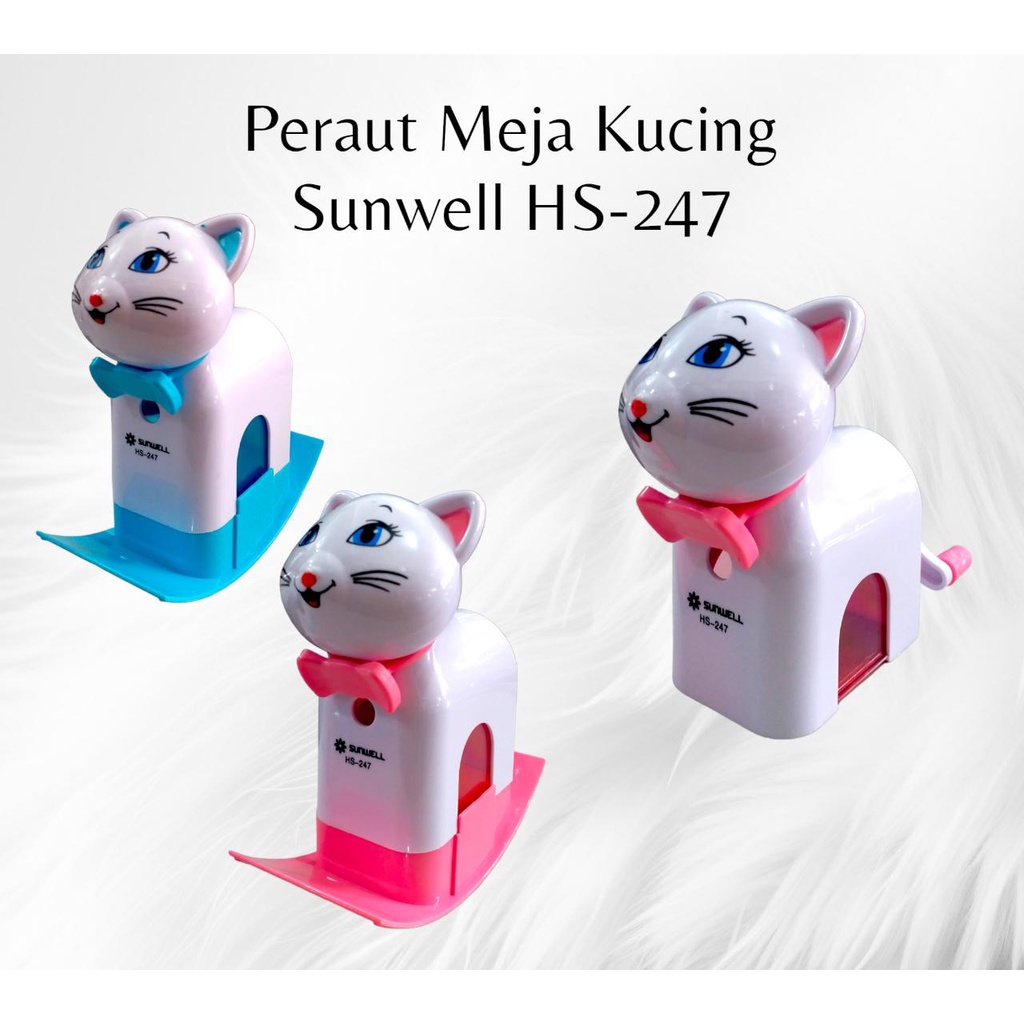 

Peraut Meja Motif Kucing/Rautan Sunwell