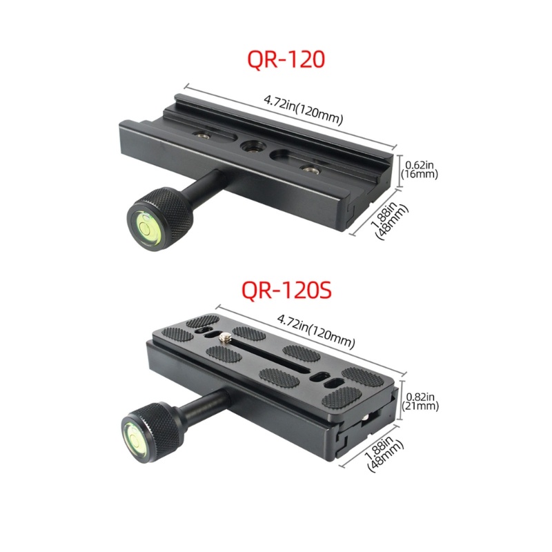 Zzz QR120/QR120S Penjepit Kamera Lensa Support Quick Release Dudukan Penjepit Plat Panjang