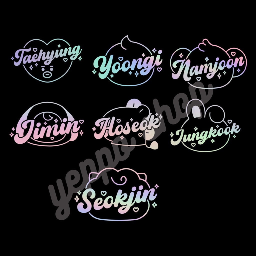 

BT21 STICKER NAMA