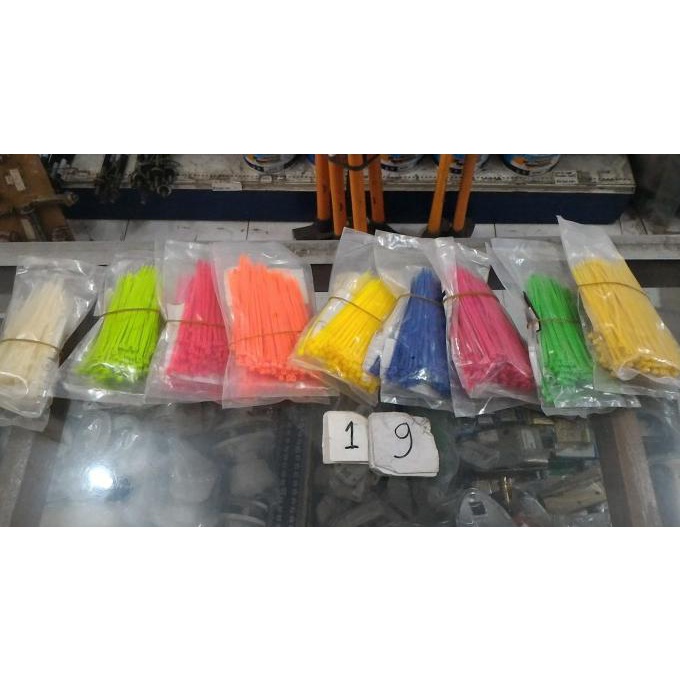 

kabel tie cable ties 10 cm warna warni pilih sendiri jual per 10 buah citrab44 Murah