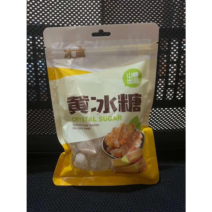 Gula batu Tebu 100% / Crystal Sugar / Gula Batu Kuning 268grm