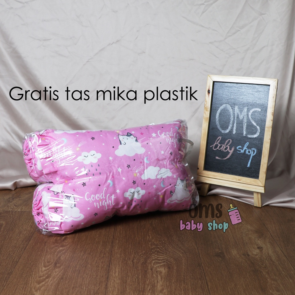 OMS BABYSHOP! Bantal Guling Anak Jumbo Set / Bantal Guling Junior Full Print Premium GRATIS TAS PLASTIK! COCOK UNTUK HADIAH