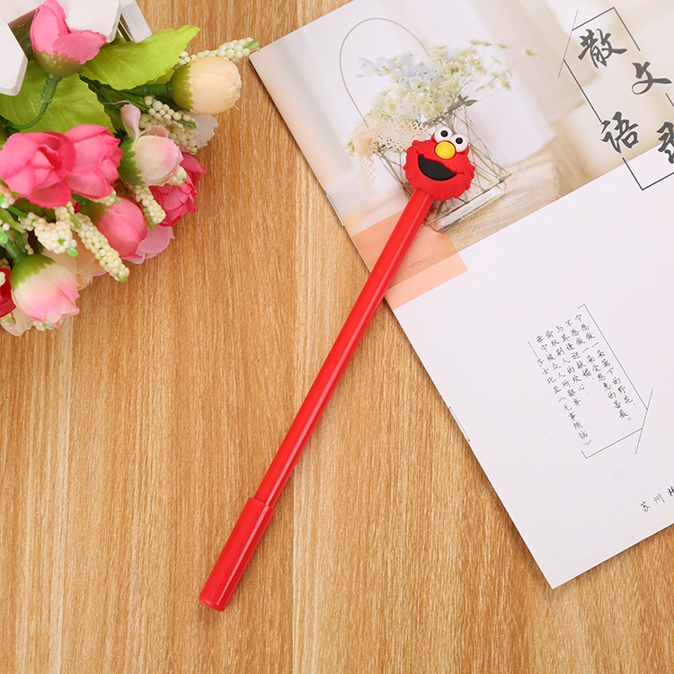 4pcs Pena Pen Pulpen Gel Set Tinta Cair Sesama Street GM-ST0173