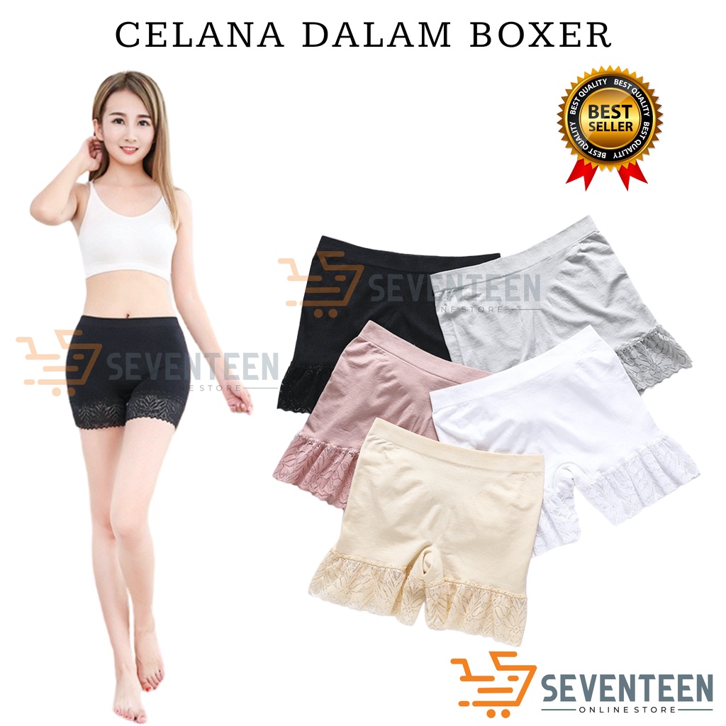 SEVENTEEN Z46 BOXER WANITA FASHION IMPORT CELANA DALAM BOXER WANITA MODEL PANJANG MUNAFIE PAKAIAN DALAM WANITA CD WANITA BOXER WOMEN HOTPANTS