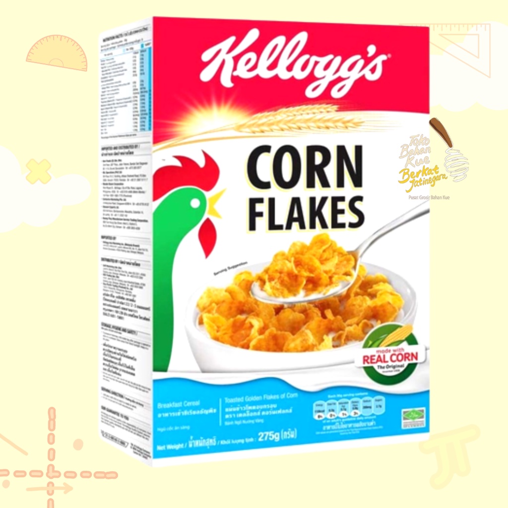 

KELLOGGS CORN FLAKE 275GR / SEREAL JAGUNG KELLOGG'S