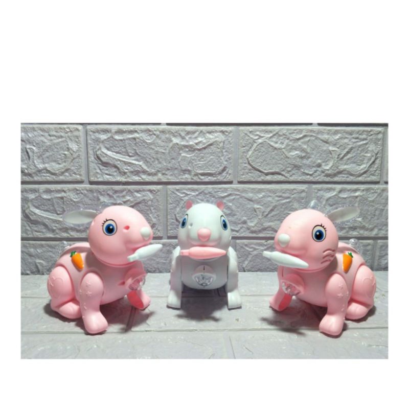 kelinci b/0 ktg / mainan kelinci berjalan / kelinci mainan