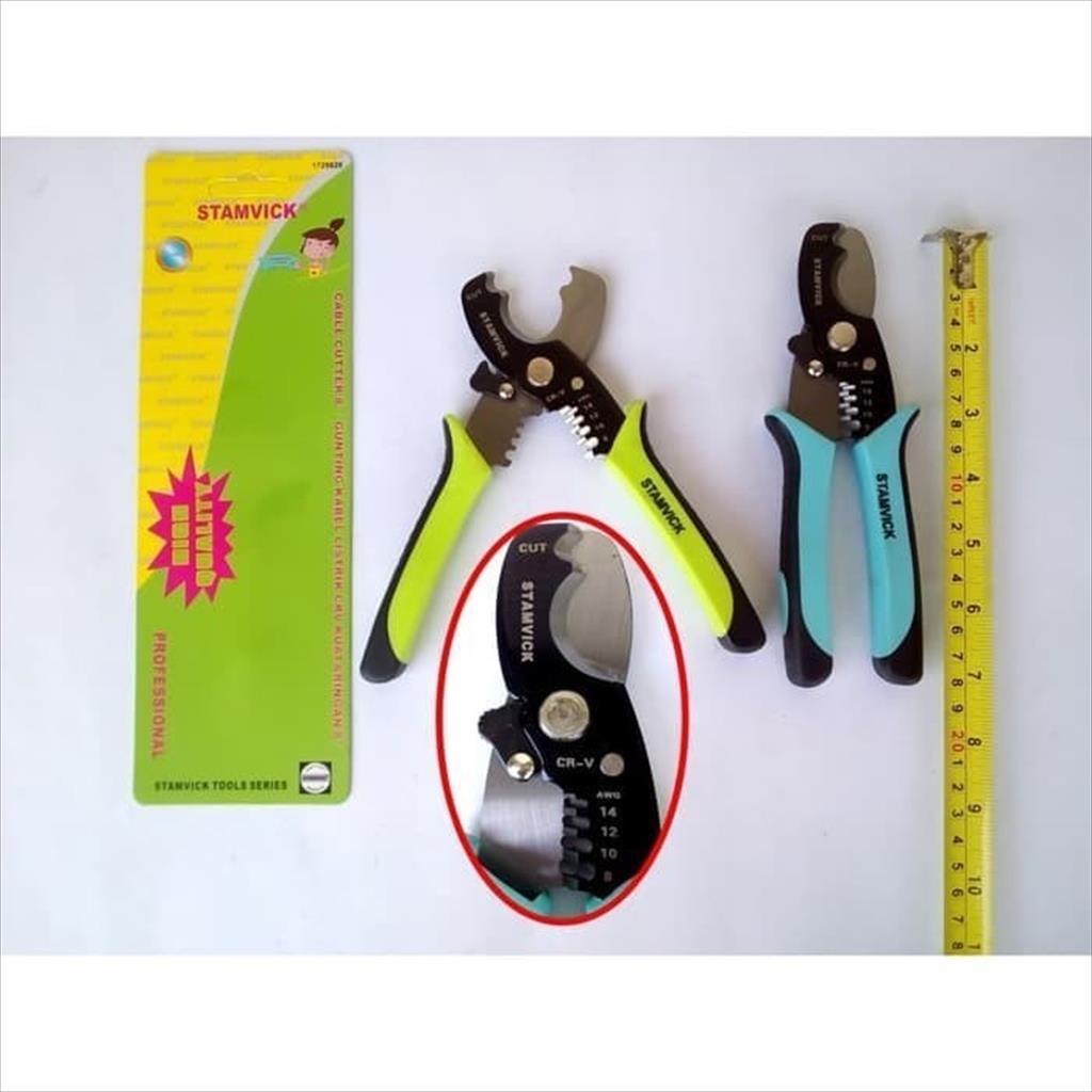 

Tang Potong Kabel 8" STAMVICK Tang Kupas Wire Stripper Cable Cutting SUJ