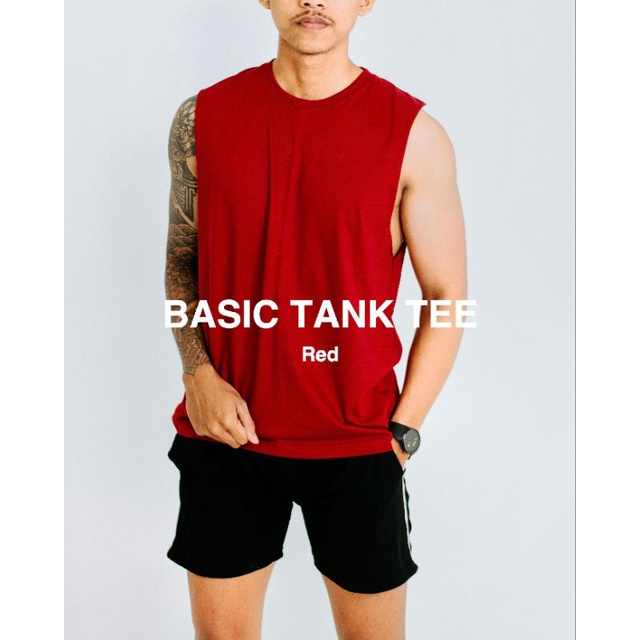 Tank Top Pria / Basic Tank Tee