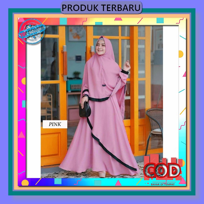 Zafina Dress Cringkle Ld 110/Gamis Wanita Serut Pinggang Cringkle Panjang Masa Kini Dress Premium Ce