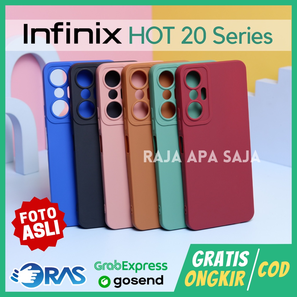 Soft Case INFINIX HOT 20i 20S 20 5G Cover Casing Silicon Silikon Karet Pelindung HP Handphone Infini