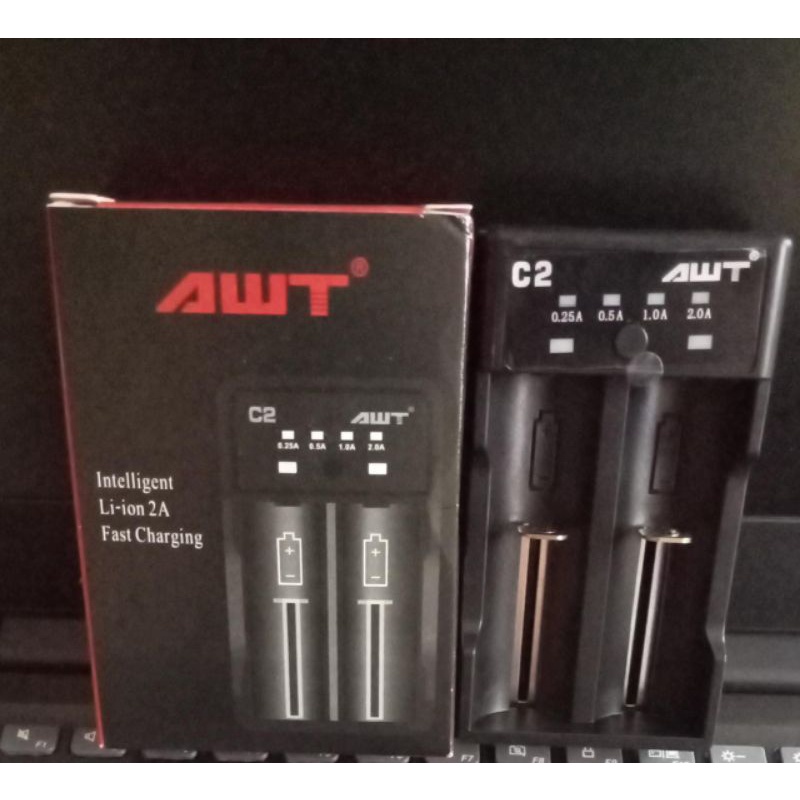 CHARGER AWT AUTHENTIC AWT C2 CHARGER AWT C2 18650 2SOLT Limited
