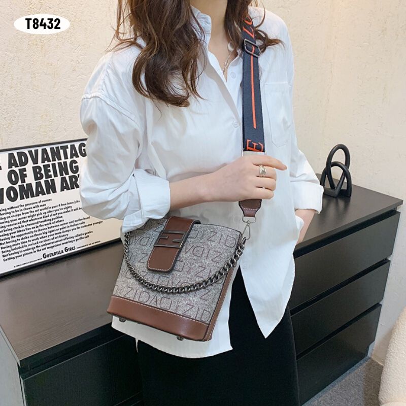 [IMPORT] T8432 - TAS SELEMPANG WANITA FASHION IMPORT - 76BAGSTORE