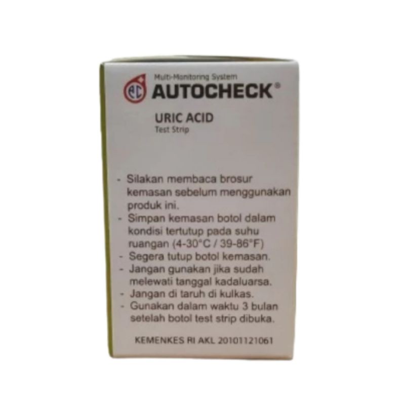 Autocheck Uric Acid / Test Strip Asam Urat - Autochek