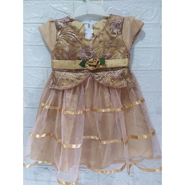 baju ulang tahun anak umur 1-4 thn/baju pesta /gaun natal/baju lebaran anak/baju lucu anak