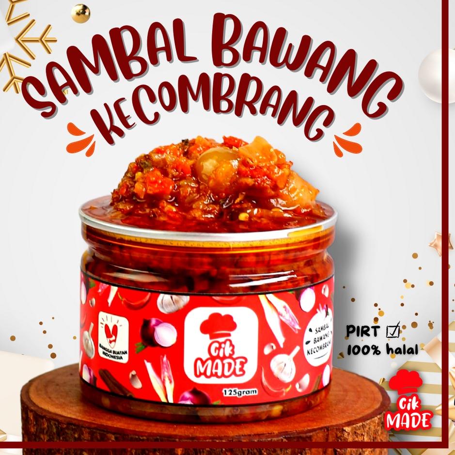 

【Penjualan Terbaik】✅COD Sambal Bawang Kecombrang " Cik Made " - 125 Gram