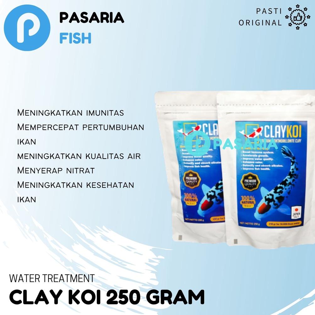 

ClayKoi/Clay Koi Mineral dan Penjernih Kolam Ikan Ukuran 250gr (Dapat membantu pertumbuhan ikan) KLAEW6959
