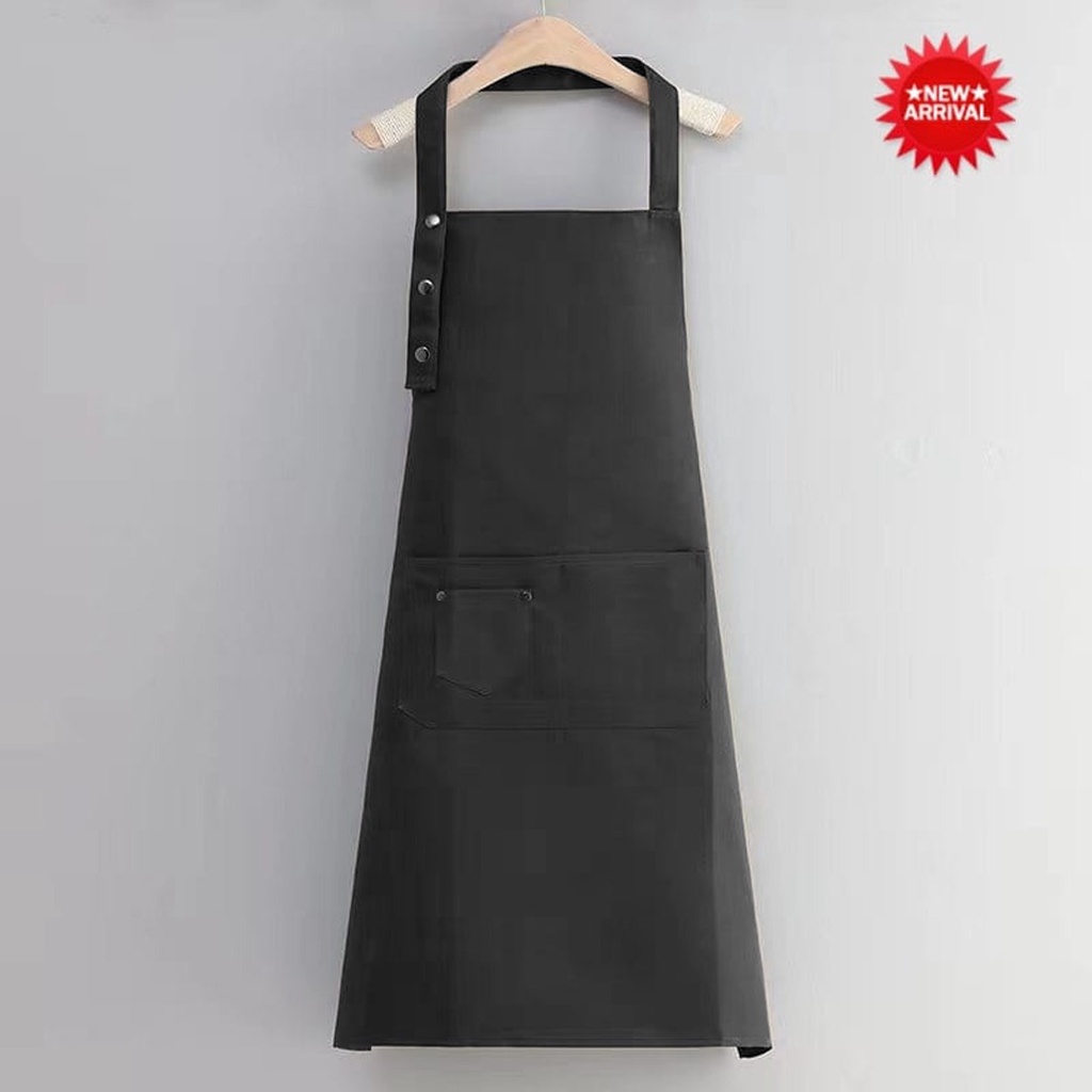 PS Celemek Waterproof Apron Masak Dapur Pria Wanita  Chef Pelayan Cafe waiter Handmade