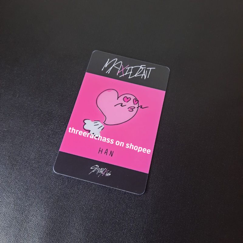stray kids photocard maxident lucky draw ld offline 1 drawing ver han