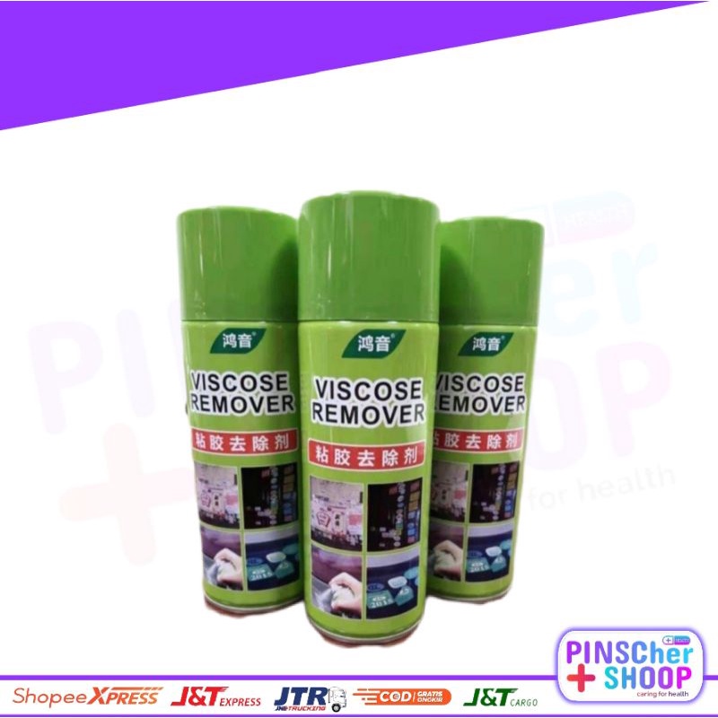 Viscose Penghilang Sticker Penghapus Cat Sticker Remover Spray Perawatan Mobil Bening