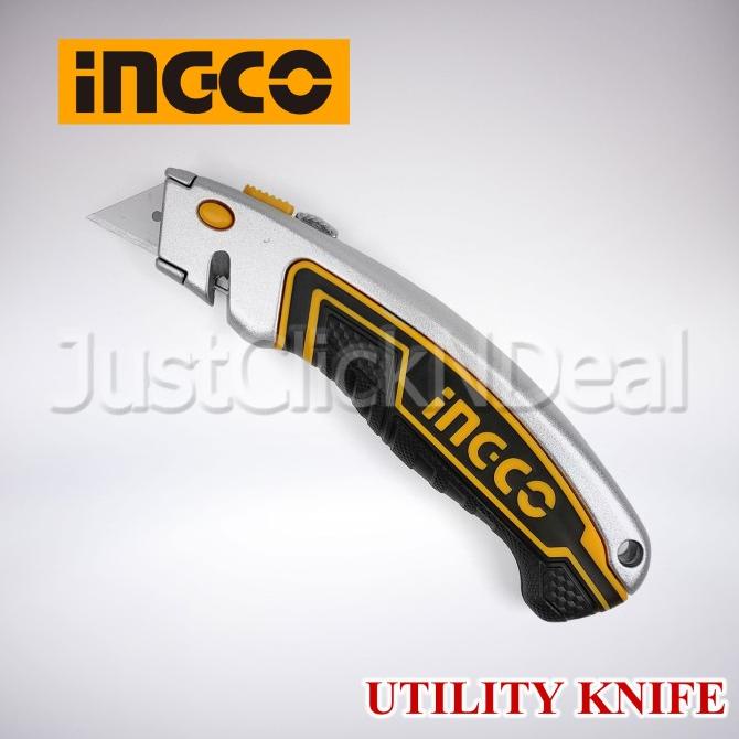 

Ingco Utility Knife Pisau Cutter Besar Serbaguna