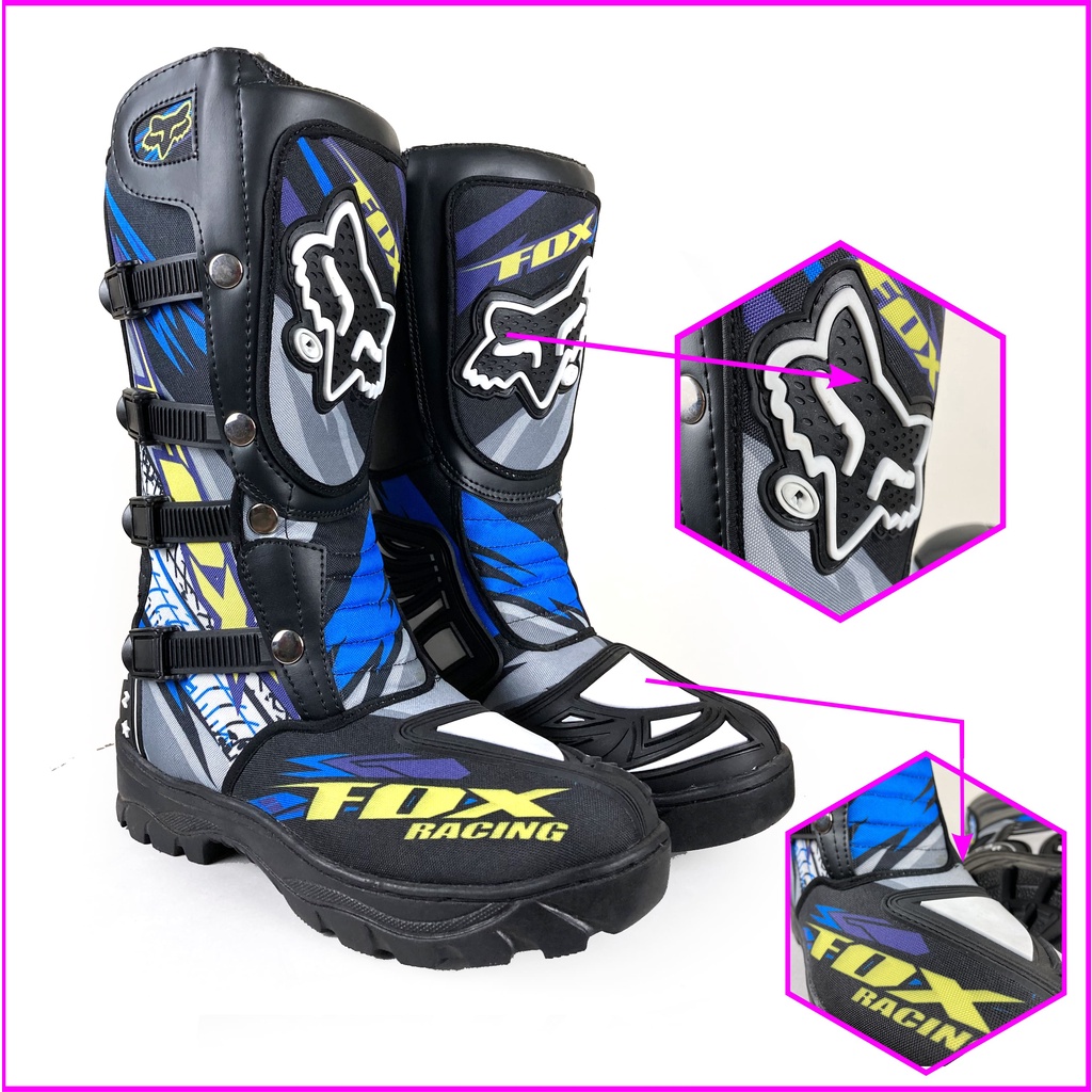 Sepatu boot boots motor trail motocross cross cros tril trabas enduro Adventur MX kawasaki yamaha ho