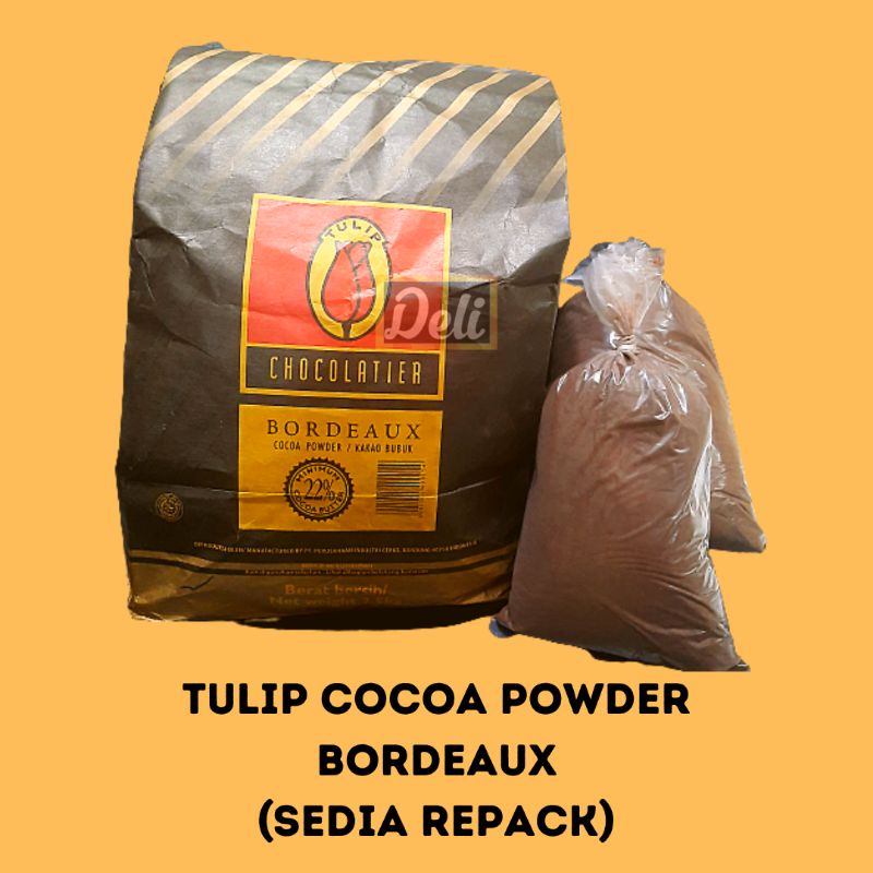 

Coklat Bubuk Tulip Bordeaux 250gr/Cocoa Powder 250gr Tulip Bordaux Bordeaux Repack