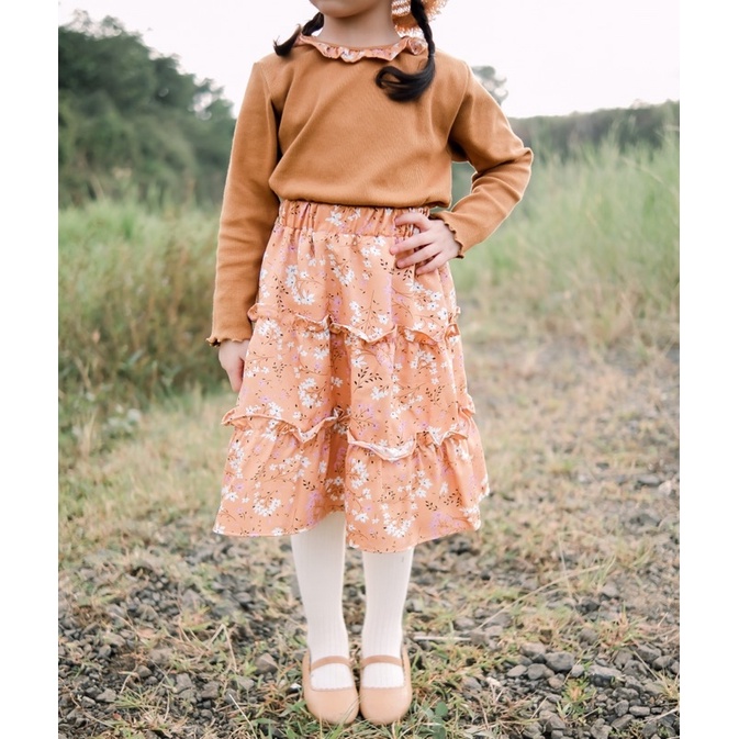 RACHIDKIDS / SETELAN ANAK CEWEK LUCU / ARUMI SKIRT SET