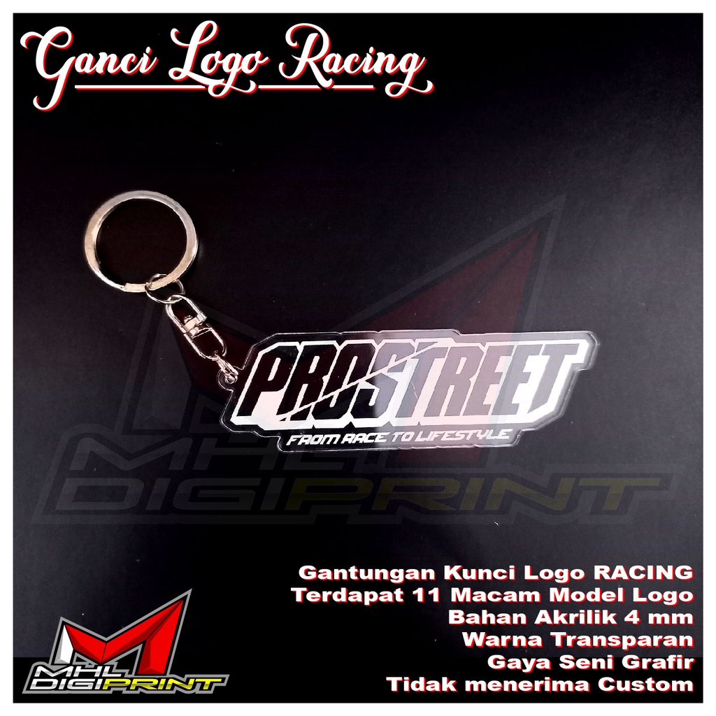 GANTUNGAN KUNCI AKRILIK LOGO RACING RCB TARGN ORANG TUA TEAMAROGAN SPEEDHUNTERS - GANTUNGAN KUNCI LOGO RACING - SEHARI JADI TANPA MINIMAL ORDER