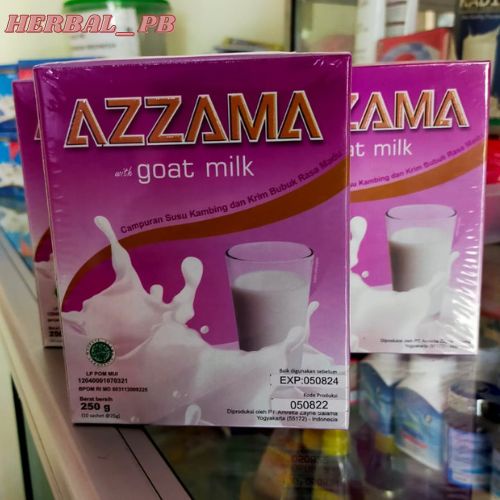 

Susu Kambing Azzama ( Pengganti Susu Kambing Nasuka Pak Haji - Susu kambing HPA)