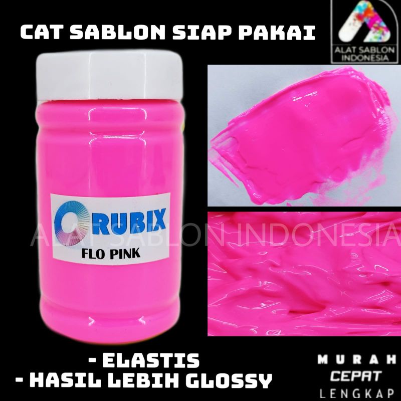 

CAT SABLON PASTA GL RUBBER WATER BASED CAT AKRILIK FLO PINK 100GR