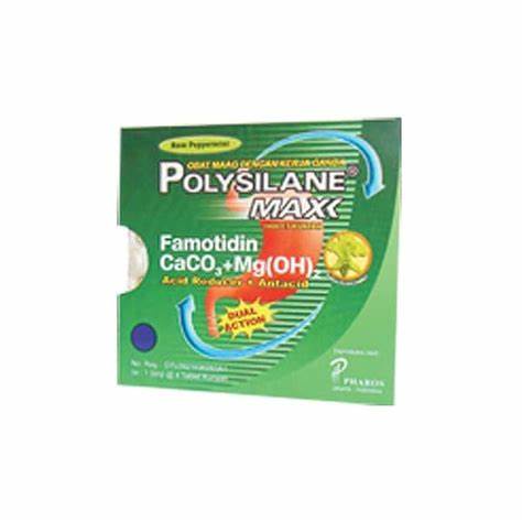 Polysilane maxx tablet, 1 strip isi 4 butir