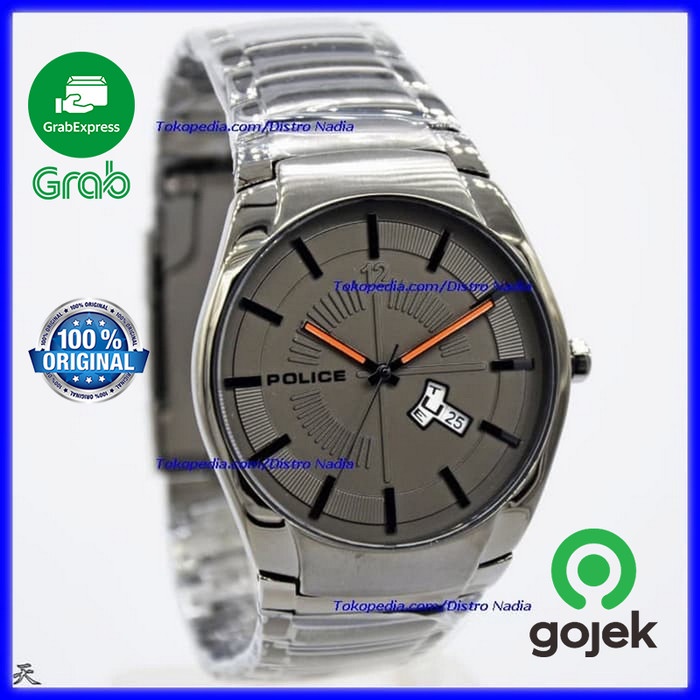 {CollectionStore} JAM TANGAN POLICE PRIA / JAM COWOK MODEL P-15048JSR-03 ORIGINAL BARU Berkualitas