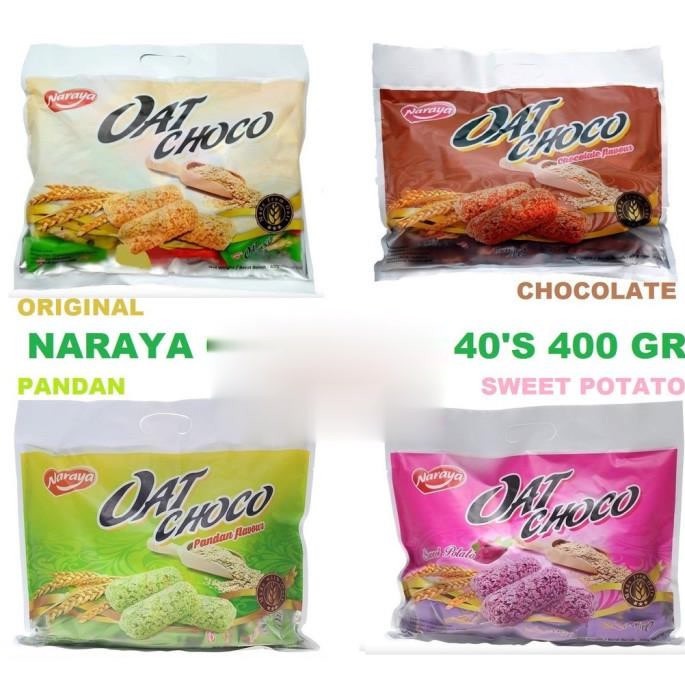 

NEW Naraya Oat Choco Isi 40 pcs x 10 gr