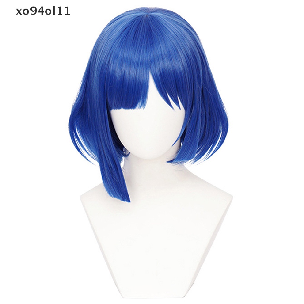 Wig XO Anime Bocchi The Rock Cosplay Gotou Hitori Cosplay Blue Rock Panjang 30cm OL