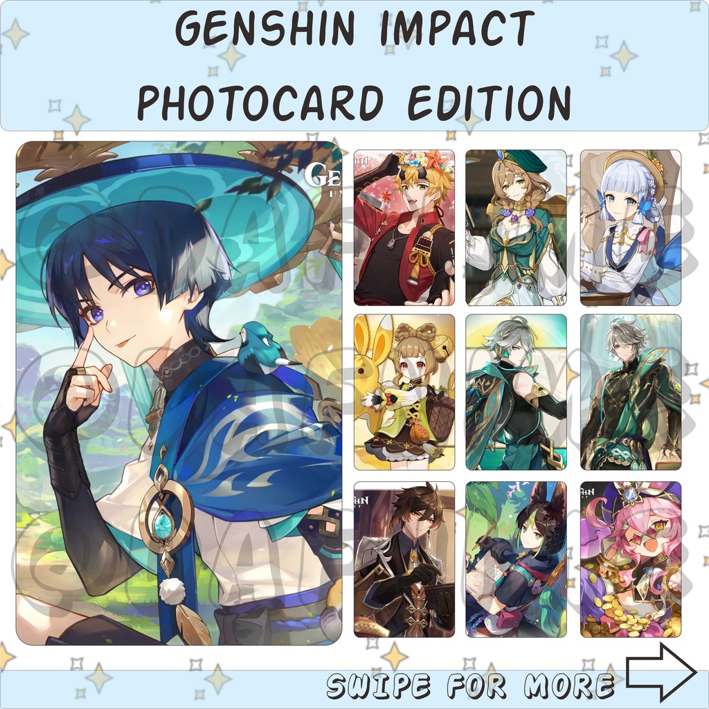 Photocard Genshin Impact Anime Chapter 2 Edition