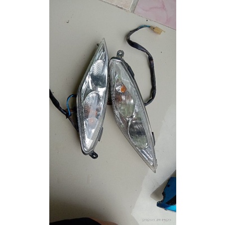 lampu senja / sein reflektor lampu senja depan ori copotan mx old 2010
