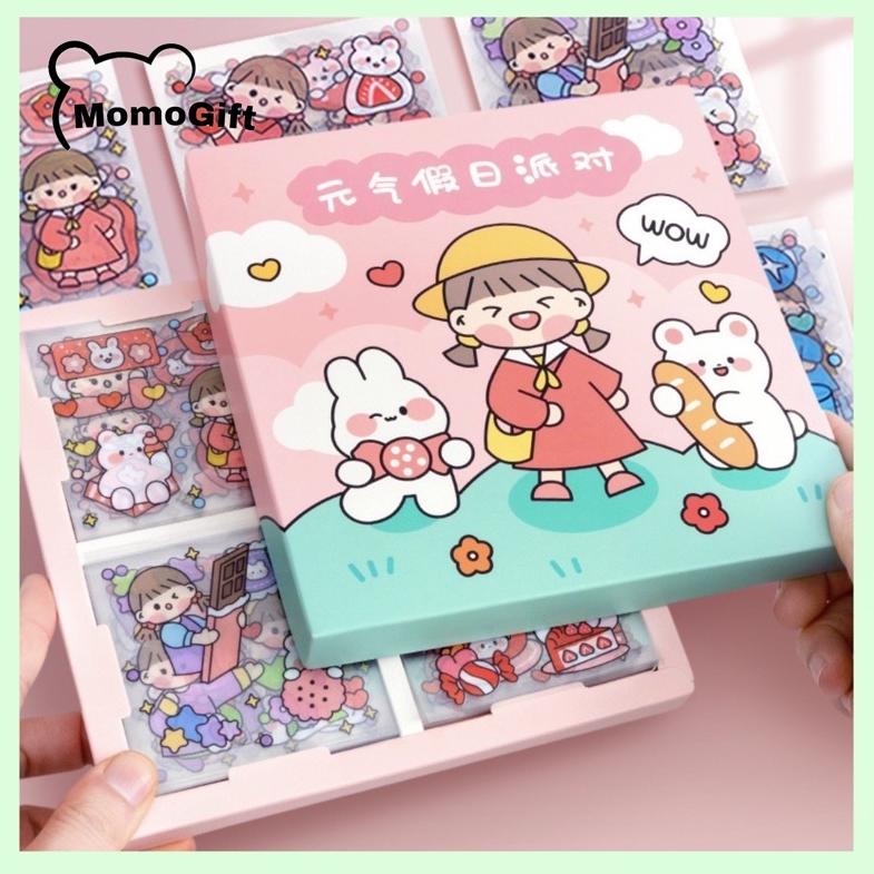 

[KODE PRODUK HS08L3769] Stiker Kotak Sticker Box isi 100 Lembar Momogift