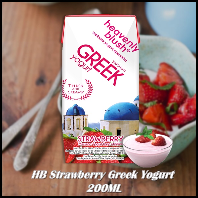 

Heavenly Blush Strawberry Greek Yoghurt 200ML