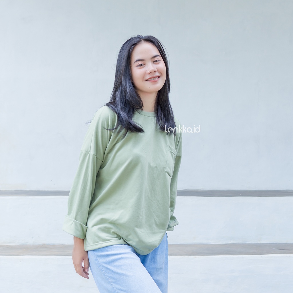 T-Shirt Oversize Keiko Wanita Katun Premium