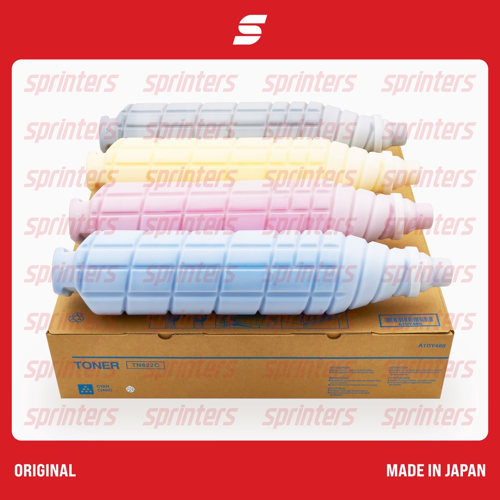 Toner Cartridge Original Konica Minolta KM TN622 TN622C TN622M TN622Y TN622K TN 622 622C 622M 622Y 6