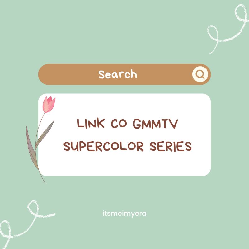 [BACA DESKRIPSI | READY STOCK] SUPER COLOR SERIES GMMTV