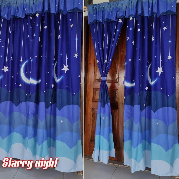 (♥C6369]  Gorden Serut Motif murah  Gorden pony pintu gorden serut motif korden murah gorden homemad