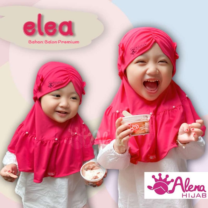 Jilbab alena anak Bayi Elea