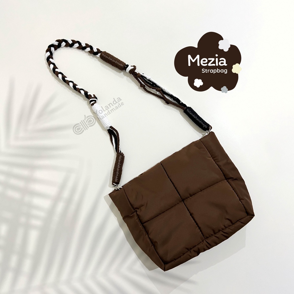 [TERMURAH] Tali Strap bag Macrame MEZIA | Premium | Tali kamera | Strap Bag Lucu | Custom | Puffy Bag | Sling Bag | Pendek |COD