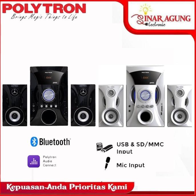 POLYTRON SPEAKER BLUETOOTH PMA 9525 / PMA9525 100% ORI